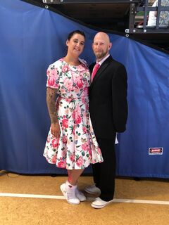 Open winners, Shaun & Hayley Birchall